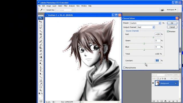 Anime using photoshop смотреть онлайн