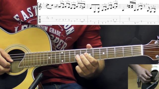 Jimi Hendrix - Hear My Train A Comin' (Acoustic) INTRO - Blues Guitar Lesson (w/Tabs)