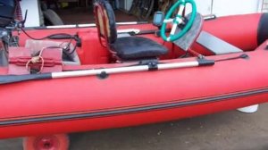 РУЛЕВОЕ УПРАВЛЕНИЕ НА ЛОДКЕ ПВХ СВОИМИ РУКАМИ.