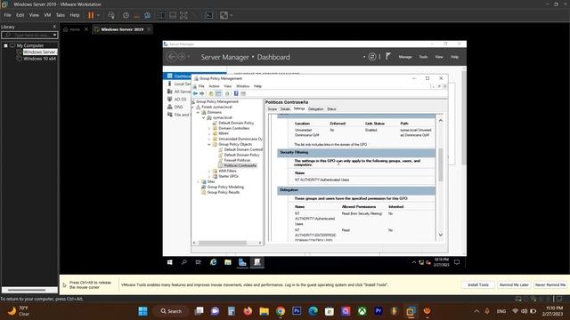 Daurin Nova - Creacion de Politicas de Grupo Windows Server 2019 смотреть онлайн