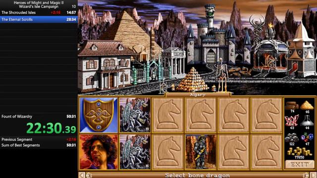 Heroes of Might and Magic 2 Speedrun - Wizard's Isle Campaign - [44:41] смотреть онлайн