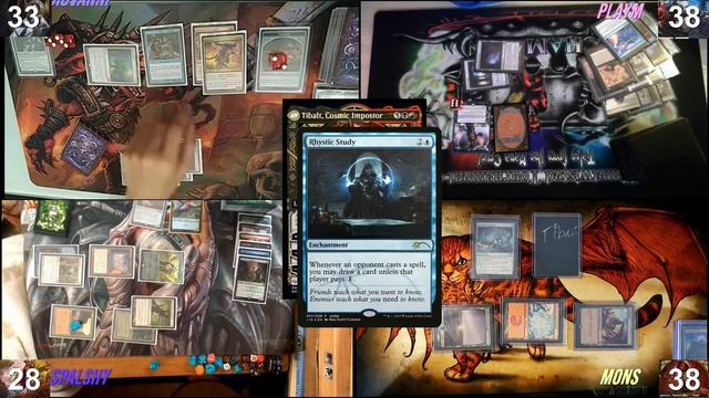 Playtesting Tibaly cosmic Imposter in a competitive commander game vs Kenrith Tevesh & Kraum Golos смотреть онлайн