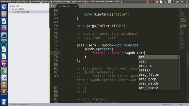 Wordpress Widget Development Beginner Tutorials Step by Step #10 - Wordpress Custom Query in Widget смотреть онлайн