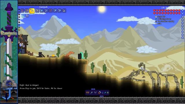 | Terraria | Speed Build | The Apocalyptic Desert Wasteland | смотреть онлайн