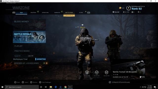 Call of Duty Warzone - Error (Game Crashes everytime during matchmaking when im on a party) смотреть онлайн