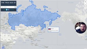 Реальные размеры разных стран