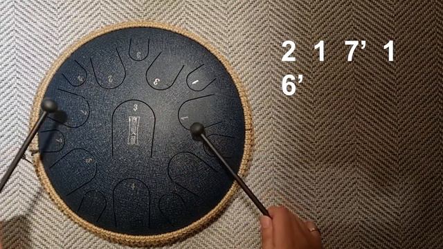 A Whole New World ("Aladdin" OST) - Tank Drum / Steel Tongue Drum Tutorial смотреть онлайн