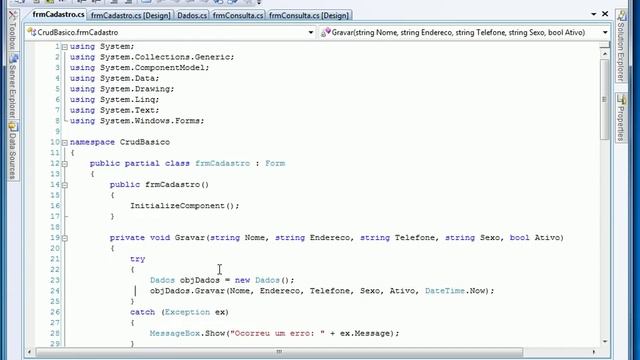 Crud Básico em Windows Forms, com C# e SQL Server - Parte 7 смотреть онлайн