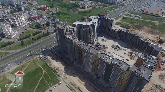 Жилой комплекс "Победа", DJI Phantom 3 смотреть онлайн