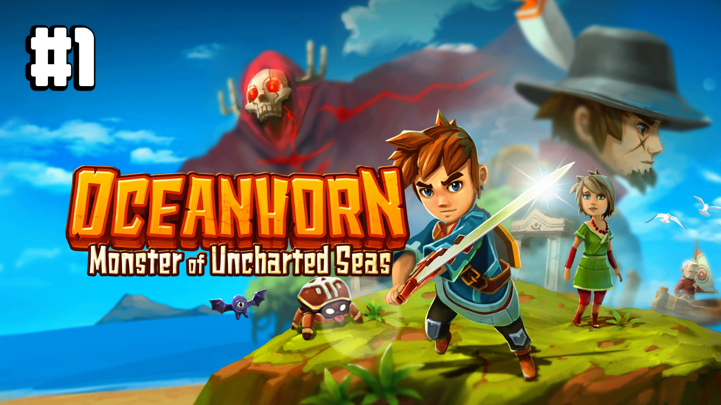 Oceanhorn Monster of Uncharted Seas прохождение #1 Остров Отшельника смотреть онлайн