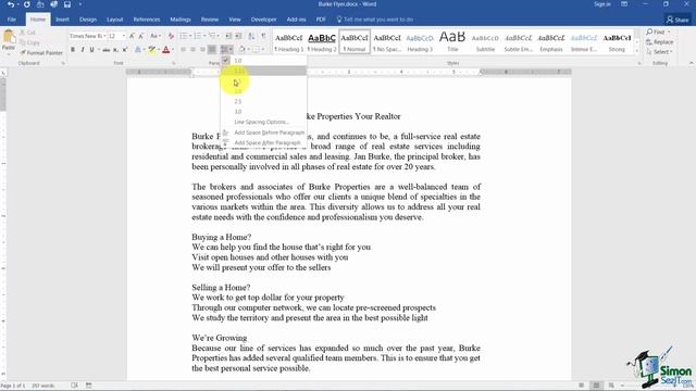 How to Adjust Line Spacing Microsoft Word 2016 смотреть онлайн