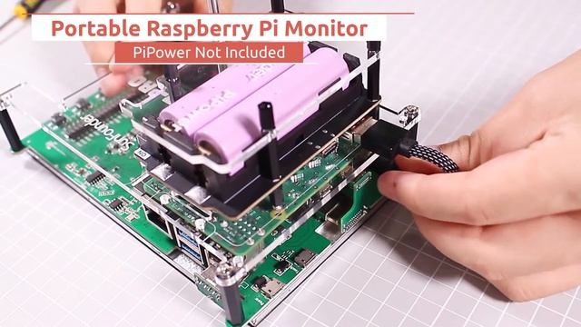 SunFounder Raspberry Pi Screen, 7 Inch Touchscreen 1024X600 IPS Display, USB HDMI Portable Monitor смотреть онлайн