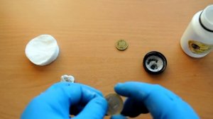 Чистка монет средством современная Россия