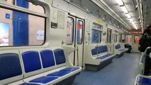 Поездка по новому участку Петербургского метрополитена «Международная - Шушары»