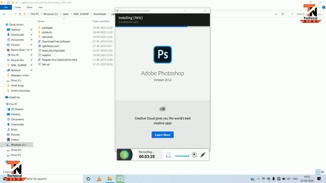 फोटोशॉप कंप्यूटर में इनस्टॉल कैसे करते हैं | How to Install Adobe Photoshop смотреть онлайн