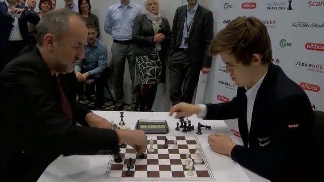 Magnus Carlsen with 30 seconds VS Manager Agdestein with 3 minutes смотреть онлайн