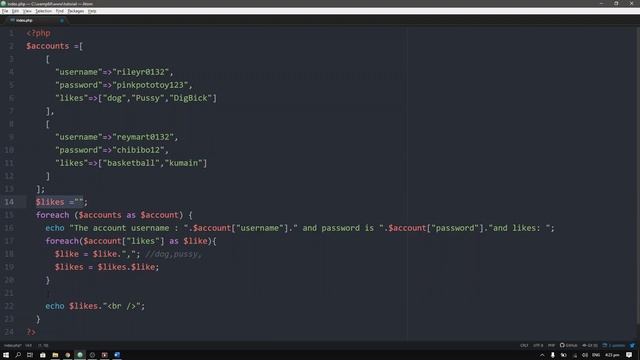 11 Tagalog PHP Tutorial Associative , Multidimensional Array and Nested Loop смотреть онлайн