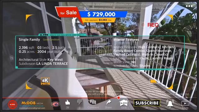 #OpenHouse #VideoTour #McDOBmedia #REALESTATE NewOnMarket SARASOTA, Florida USA смотреть онлайн