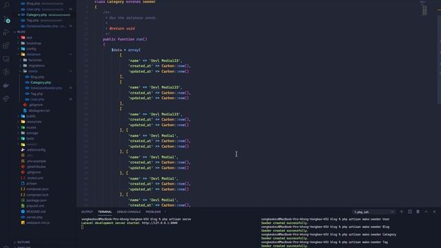 ສອນ Laravel & Vue.js ສຳລັບມືໃຫ່ມ #8 - Laravel Seeder ການສ້າງ Seeder ໃນ laravel ແບບລະອຽດ смотреть онлайн
