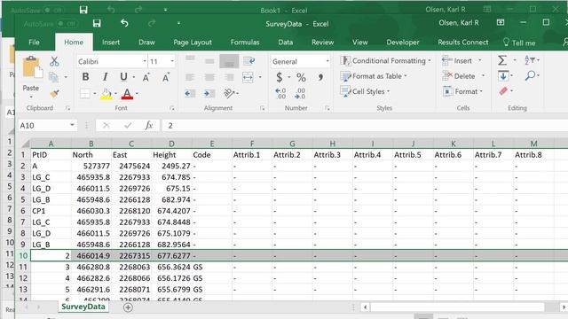 Civil 3D 2018 - Import Point File Data - Part I - Editing in Excel смотреть онлайн