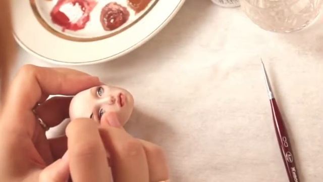 Роспись куклы надглазурными красками смотреть онлайн