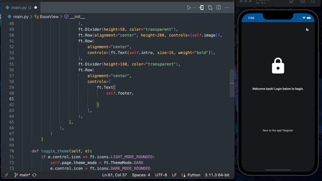 Python iOS Mobile App With Flet смотреть онлайн