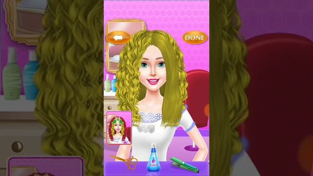 Fashion hair salon.Модный парикмахерский салон.Сделай причёску. смотреть онлайн