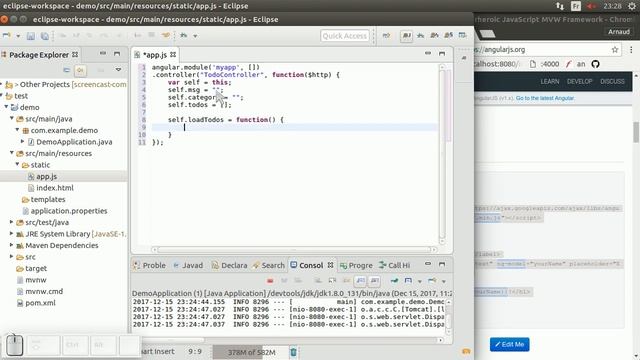 10mn - livecoding java springboot angularjs смотреть онлайн