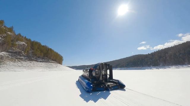 На воздушной подушке по Красноярскому морю смотреть онлайн