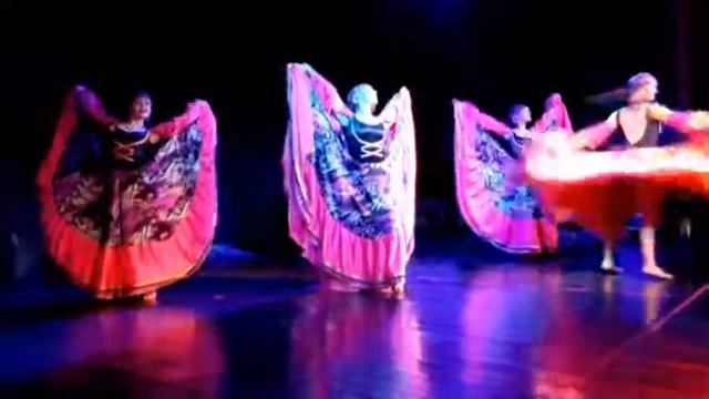Цыганский танец. Ансамбль танца "Альянс". Хореограф пстановщик, Ольга Чумакова. Eilat- 14.04.2016. смотреть онлайн