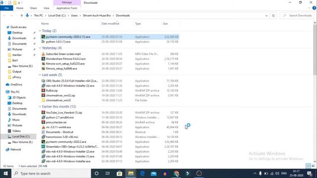 Downloading python and pycharm - python tutorial part in Hindi#1 смотреть онлайн