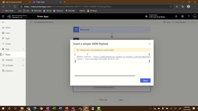 A demo on using Power Automate apps to Extend Dynamics 365 FinOps - Scheduled Flow with OData Actio смотреть онлайн