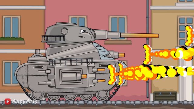 Leviathan vs Ratte. Steel Monsters. Cartoons About Tanks смотреть онлайн