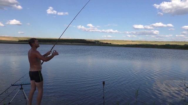 Ловля карпа? на коммерческом водоеме. ТОННА ЗЕРНОВЫХ!!! Рыбалка с ночёвкой!!! смотреть онлайн