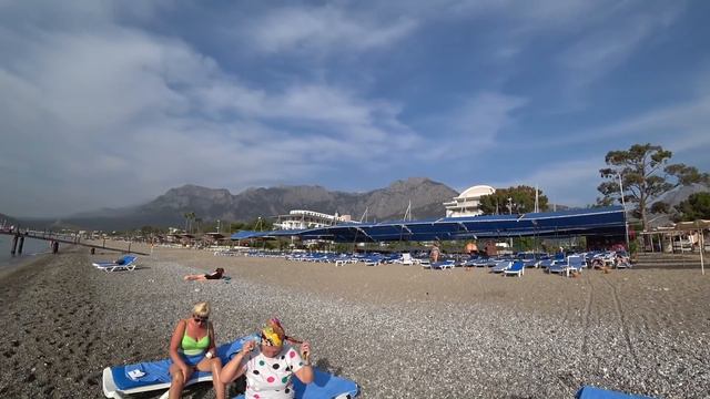 ТУРЦИЯ, КЕМЕР. ОБЗОР ПЛЯЖА ОТЕЛЯ ТРАНСАТЛАНТИК | Arina Belaja смотреть онлайн