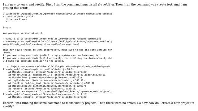 How do I remove the error in vue create? (2 Solutions!!) смотреть онлайн