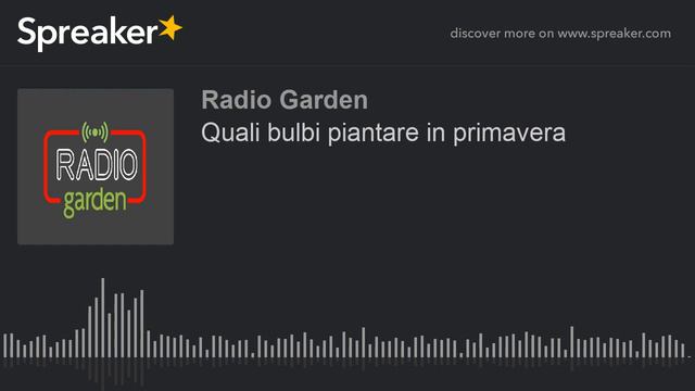 Quali bulbi piantare in primavera смотреть онлайн