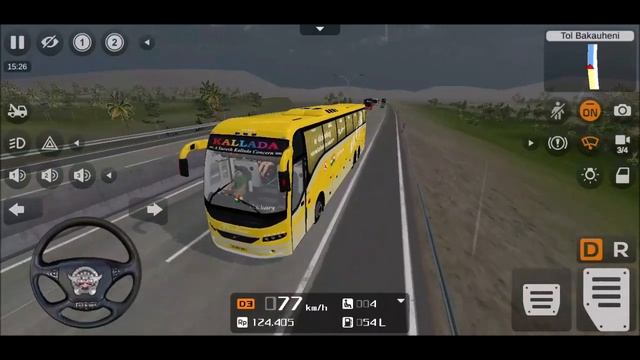 Bus Simulator Indonesia - KALLADA VOLVO BUS MOD - Download MOD & LIVERY - Android Gameplay HD #57
