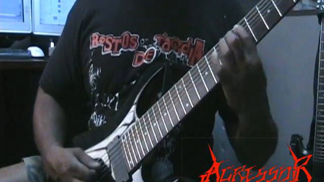Agressor Nuclear Armagedon a 300 bpm ibanez rga8 guitar смотреть онлайн