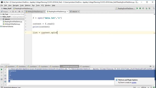 The Basics - Python 3: Reading From Files смотреть онлайн