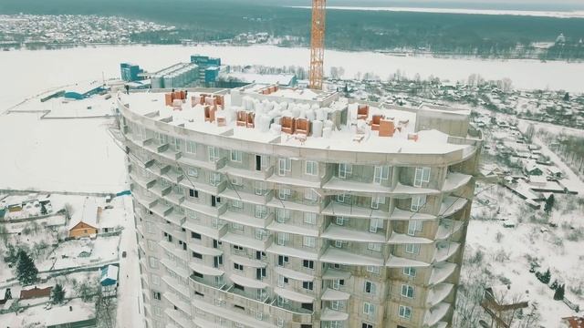 Ход строительства ЖК "Петр Великий и Екатерина Великая" в Рыбацком. Январь 2019 года смотреть онлайн