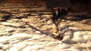 Сапоги на шпильках - не самая лучшая обувь для глубокого снега....