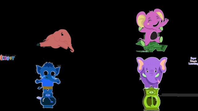 HICKORY DICKORY DOCK ELEPHANT PARTY MUSIC | WHO HAS THE STRONGEST CLOCK? смотреть онлайн