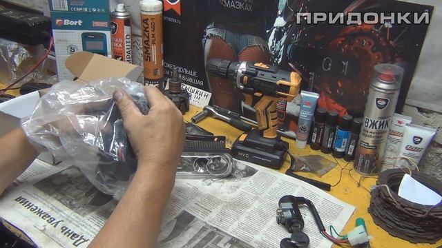 ИЖ Планета 5: Китайская панель приборов