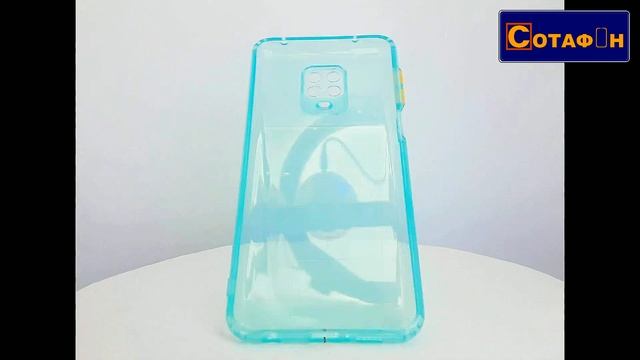 Чохол-накладка TPU Acid Color Case для Xiaomi Redmi Note 9s / Note 9 Pro / Note 9 Pro Max Блакитний