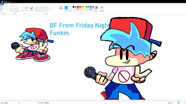 Boyfriend [FNF] Drawing. [Read Desc Before Watching!] смотреть онлайн