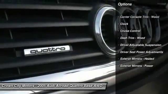 2005 Audi Allroad Quattro Base AWD 4dr Wagon Pasadena CA 91107 смотреть онлайн