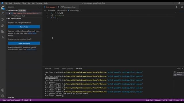 ML AND PYTHON BOOTCAMP (DAY - 2) смотреть онлайн