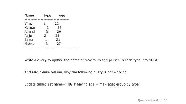 MySQL : SQL Update query with group by clause смотреть онлайн