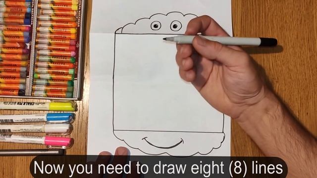 Делаем Открытку Радужная тучка / Урок Рисования / How to make a postcard Rainbow / Drawing Lesson смотреть онлайн